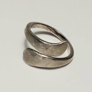 Vintage Sterling Bypass Ring Sz 5-1/2
